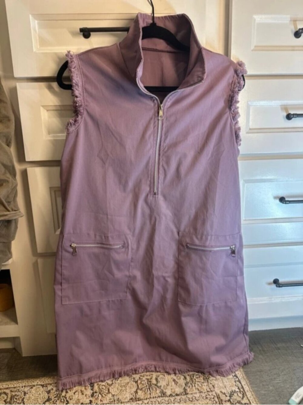 Women size s dress fringed sleeves